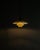 Louis Poulsen Early Danish Modern White Yellow D.R.P. / PH-3,5 Ceiling Lamp Pendant in Brass & Glass by Poul Henningsen, 1930s For Sale - Image 4 of 8
