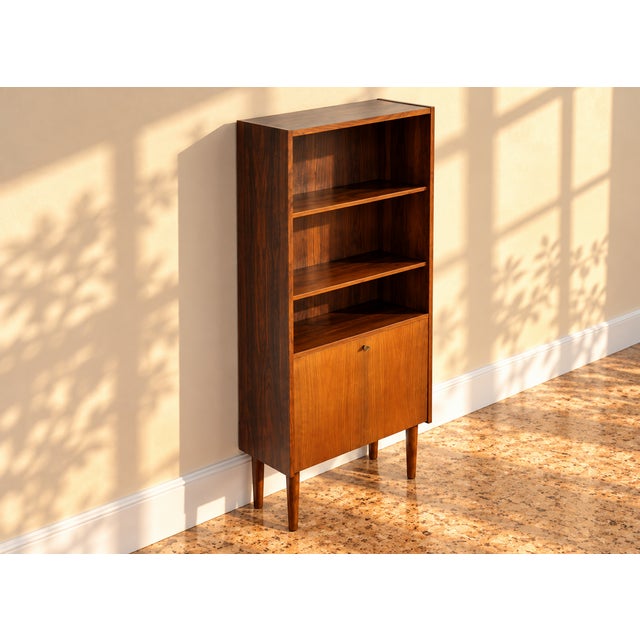 Vintage Danish Wall Unit in Teak, 1960s For Sale - Image 6 of 9