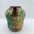 Art Nouveau Art Nouveau Style Wisteria Relief Pottery Vase With Twin Handles For Sale - Image 3 of 7