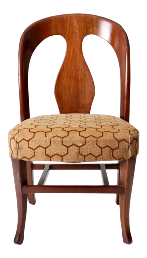 Antique Art Deco Train Chair