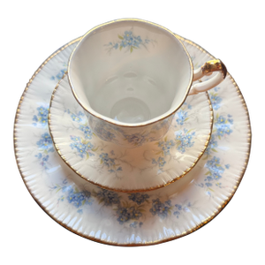 Paragon "Remember Me" Fine Bone China Teacup Trio – 3-Piece Set
