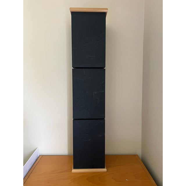 Late 20th Century Nightstand & Floating Glass Shelves For Sale - Image 5 of 6