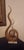 Contemporary Contemporary Amber & Clear Hand-Blown Art Glass Ribbon Sculpture on Crystal Base For Sale - Image 3 of 11
