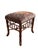 Vintage Faux Bamboo Stool in Ralph Lauren "Hunting Manor Paisley" Fabric For Sale - Image 12 of 17