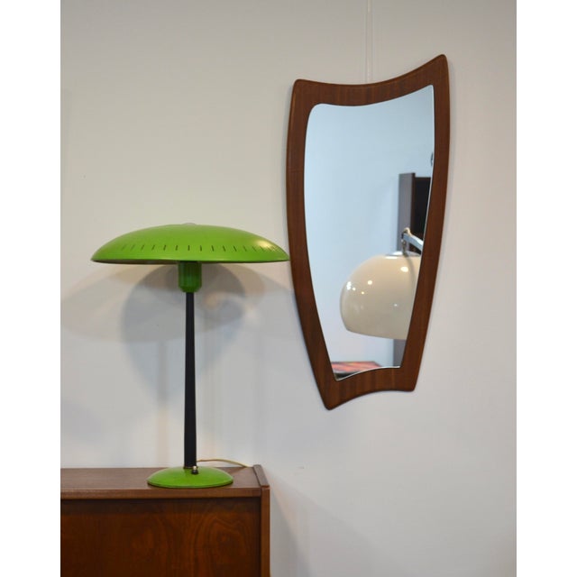 Metal Green Table Lamp by Louis Kalff for Philips, Netherlands, 1960s For Sale - Image 7 of 18