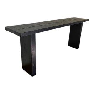 Reclaimed Oak Console Table For Sale