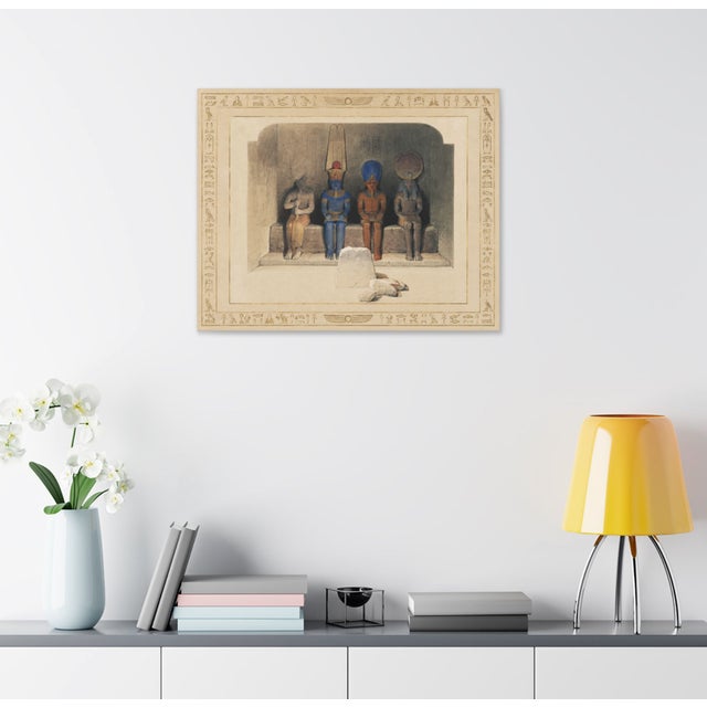 Atelier Aria Lumae Antique Egyptian Revival Temple Pharaonic Archeological Study Fine Art Gallery Board Print 30 X 24 For Sale - Image 14 of 16