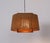 Wood Vintage Sisal and Teak Pendant Lamp from Temde Leuchten, 1960 For Sale - Image 7 of 11