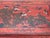 Vintage Distressed Red White Cranes Pine Graphic Rectangular Stand Table For Sale - Image 12 of 12