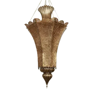 Moroccan Brass Chandelier Oversized Andalusian Moorish Style