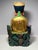 Chinese Daoist Fuxi Polychrome Gilt Wood Sculpture with Consecration Cavity DESCRIPTION: Rare Chinese Daoist Religious...