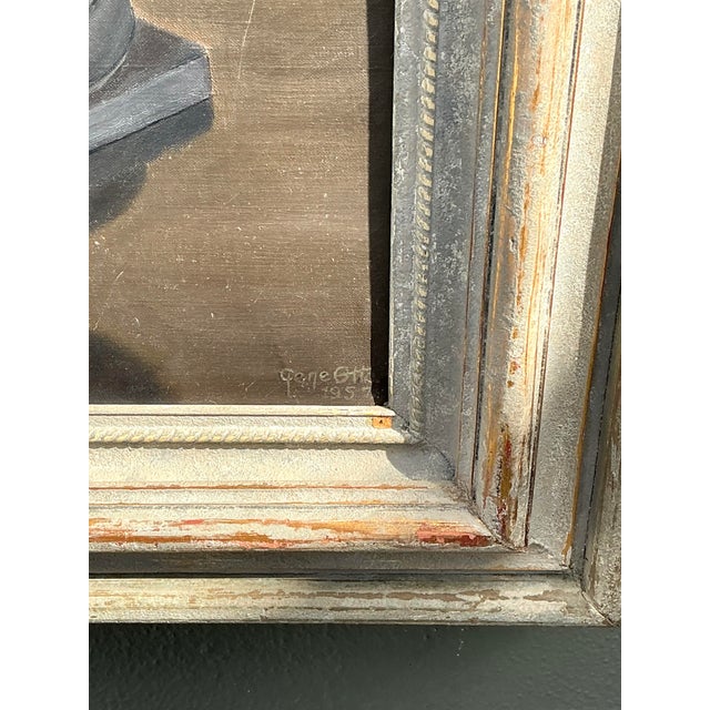 Asparagus Vintage 1957 Original Still Life on Canvas For Sale - Image 8 of 12