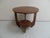 1920s Art Deco Round Oak Coffee Table, 1920s For Sale - Image 5 of 10