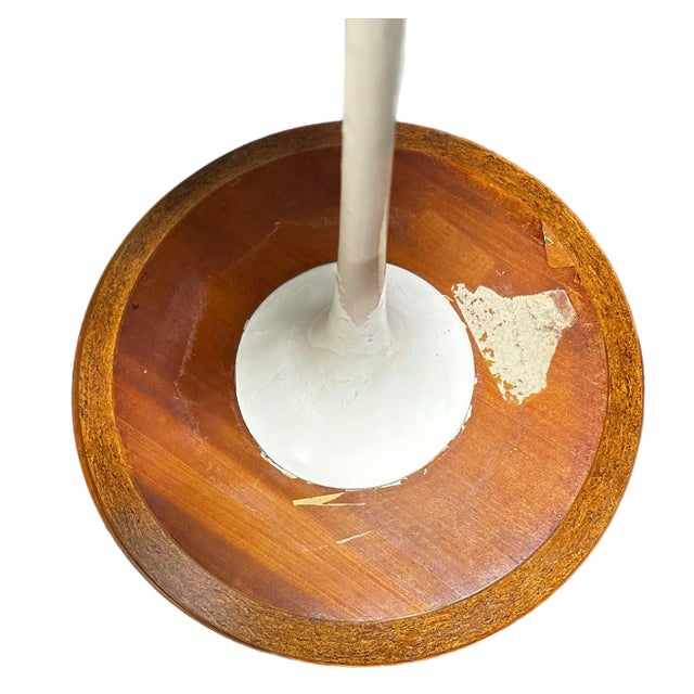 1960's Walnut Tulip Side Tables by Saarinen for Knoll- A Pair For Sale - Image 10 of 11