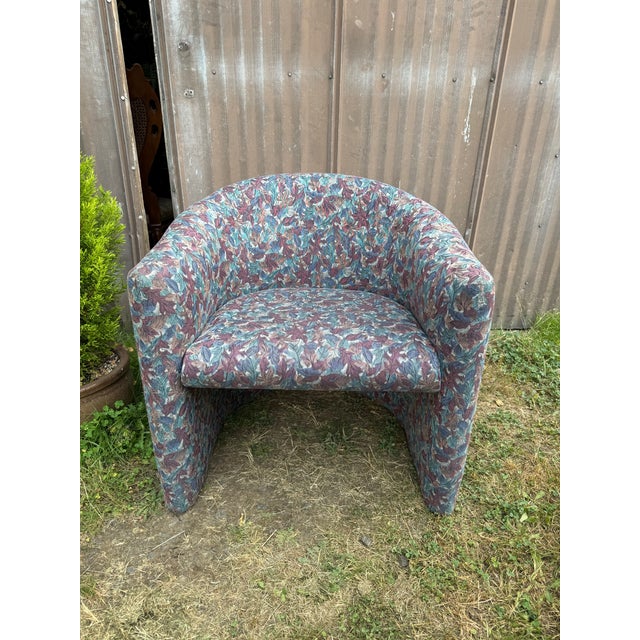 1990s 1990s Postmodern Barrel "Nanden" Chair in the Style of Hans Weidmann For Sale - Image 5 of 9