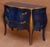 Louis XV Antique Style Blue With Gold Commode For Sale - Image 4 of 6