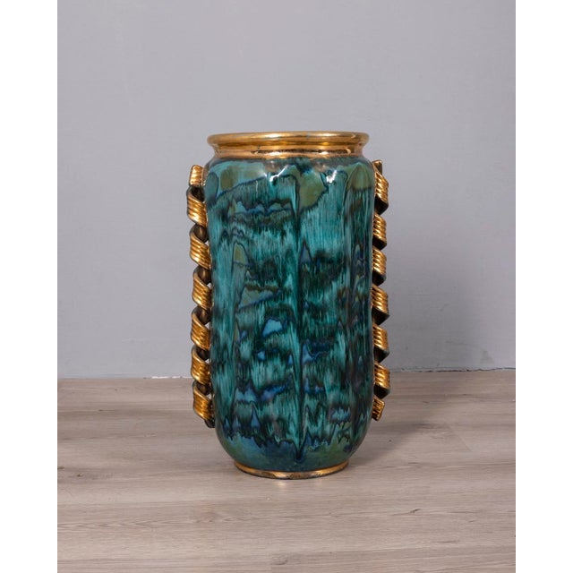 Large Vintage Ceramic Vase, Italy, 1960s For Sale - Image 13 of 13