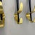 Brass Wardrobe Hook Coat Rack Elements in the style of Carl Auböck, Austria, 1950s, Set of 3 For Sale - Image 12 of 18