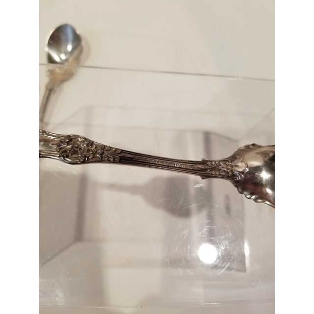 Metal Six Tiffany English King Ice Cream Spoons For Sale - Image 7 of 9