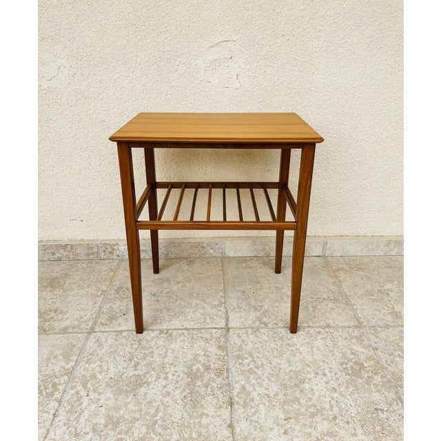 Scandinavian Teak Side Table, 1960s For Sale - Image 9 of 9