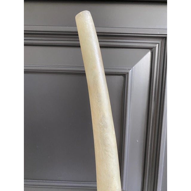 1990s Vintage Made in Spain Modernist Objects With Appearance of Horn by Luisa Robinson - A Pair For Sale - Image 5 of 17