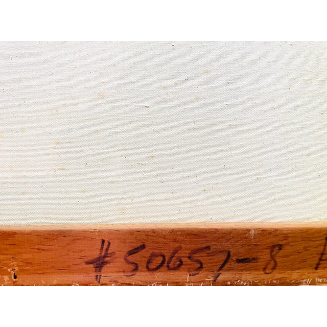 1960s Pierre Palue French Marine Fishing Boats Signed Oil on Canvas For Sale - Image 9 of 12