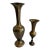 Set of 2, Vintage Brass Bud Vases For Sale