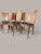 Wood Art Nouveau Dining Chairs in Oak with Carved Rose Motifs, 1920, Set of 6 For Sale - Image 7 of 9