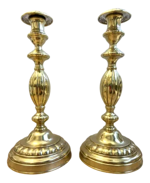 Louis Philippe Flambeaux Candleholders, Set of 2