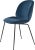 GamFratesi Beetle Dining Chair in Blue With Conic Base For Sale - Image 4 of 4