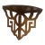 Art Deco Corner Wall Shelf For Sale