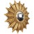Vintage Sunburst Mirror in Gold Leaf Resin, 1960s For Sale - Image 16 of 18