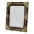 Vintage Enamel and Jeweled Brass Photo Frame For Sale