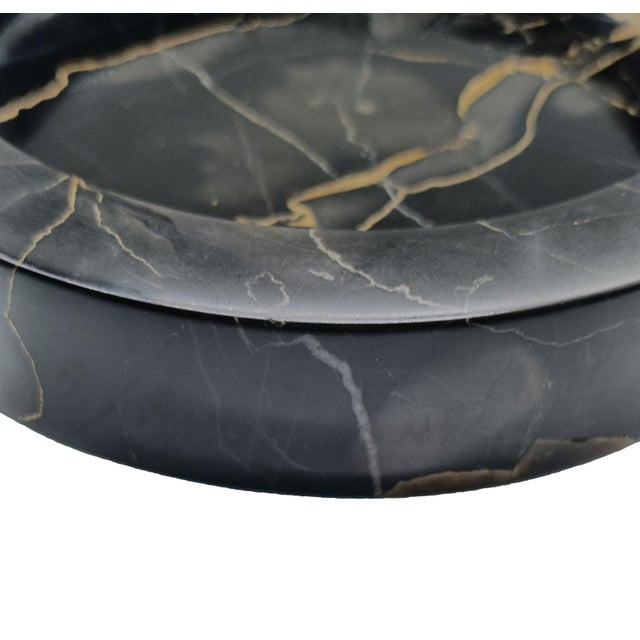 Small Portoro Black Marble Tray, Italy, 1970s For Sale - Image 6 of 8