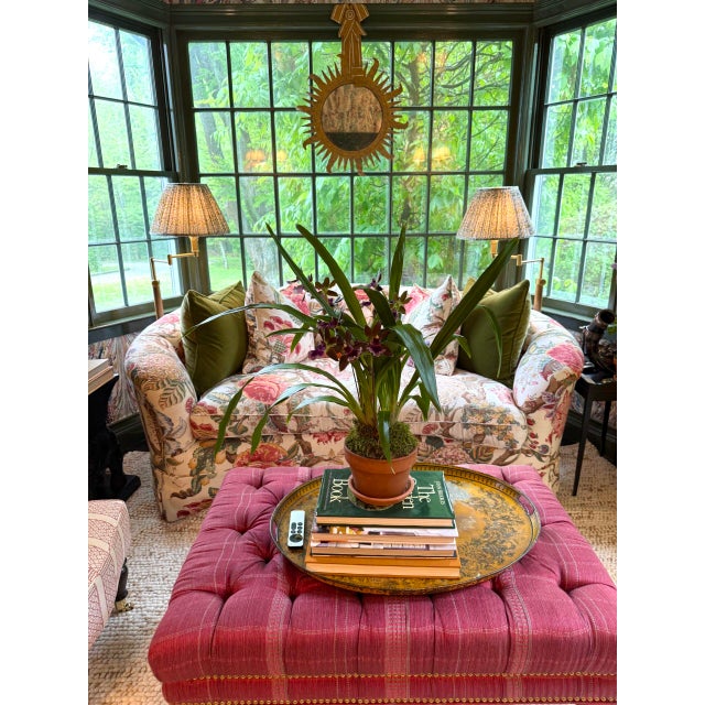 Textile 1980s Tree of Life Chintz Floral Sofa For Sale - Image 7 of 7