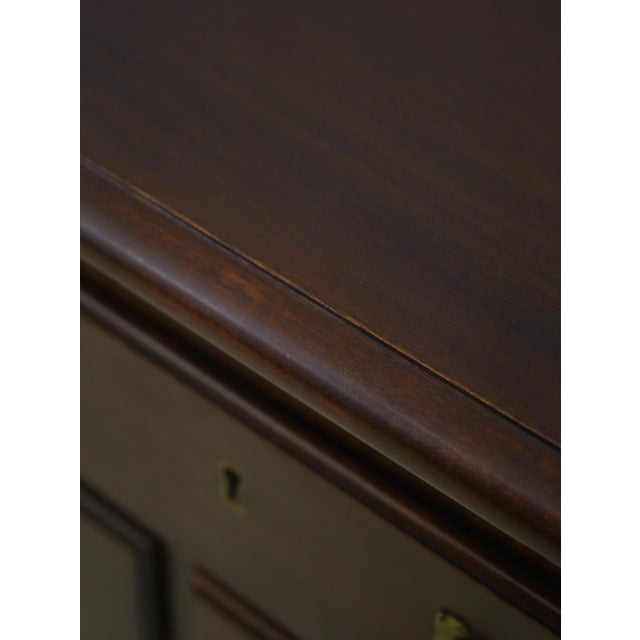Biggs Mahogany Chippendale Style Carved Lowboy For Sale - Image 14 of 18