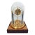 VTG Jeager Lecoultre Atmos 150th Anniversary Clock Gilt Brass Box & Glass Dome For Sale