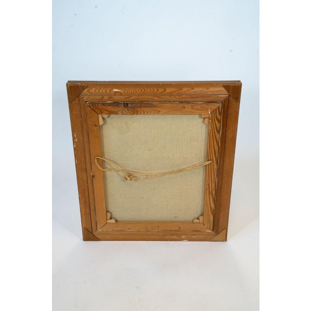 Paint Mid Century Danish Still Life Painting O/C For Sale - Image 7 of 8