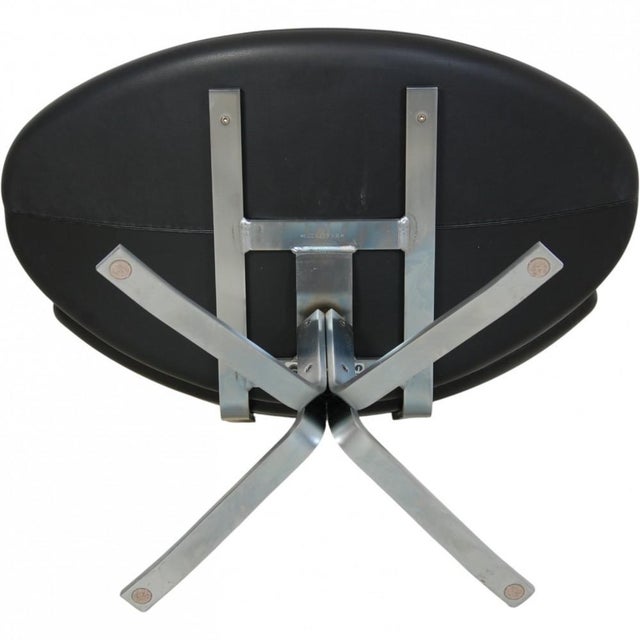 Vintage Corona Chair in Black Leather by Erik Jørgensen, 2020 For Sale - Image 13 of 15