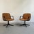 Mid-Century Modern 1960s Steelcase Office Armchairs Model #451 - Set of 2 For Sale - Image 3 of 12