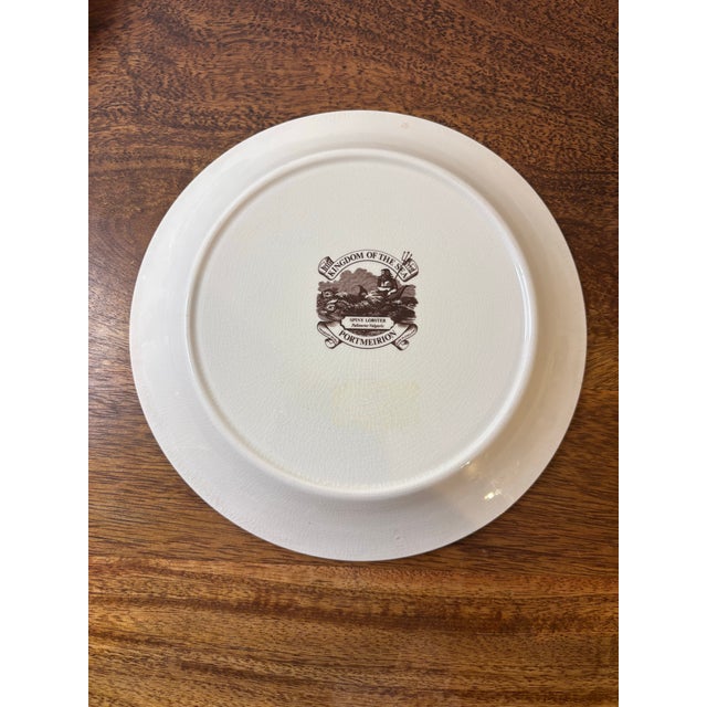Ceramic Vintage Portmeirion Kingdom of the Sea Shellfish Plates - Set of 4 For Sale - Image 7 of 10