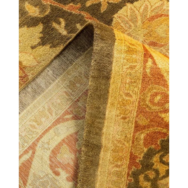 Mogul, One-of-a-Kind Hand-Knotted Area Rug in Green, 8' 2" x 10' 1" For Sale In New York - Image 6 of 8