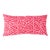 Schumacher x David Kaihoi Jagged Maze 24" Lumbar Pillow in Pink For Sale