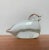 White Vintage Glass Bird Sculpture For Sale - Image 8 of 13