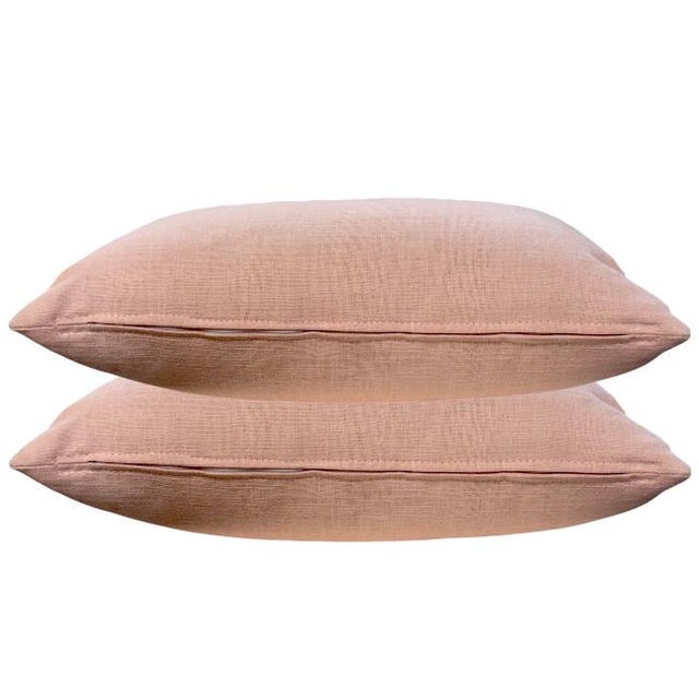 Pair of Tasseled Lumbar Pillows For Sale - Image 4 of 6