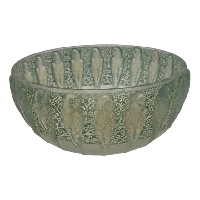 Perruche Bowl by R. Lalique, 1931 For Sale
