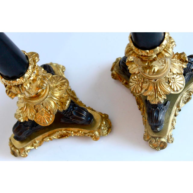 Antique French Charles X Candelabres, 1835, Set of 2 For Sale - Image 6 of 12