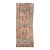 1930s Tribal Butterflies in the Border DUSTY CANTALOUP & Merlot Hues Rug 2.10 x 10.6 For Sale