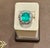 7 Carat Cushion Cut Colombian Emerald & 3.5 Ct Diamond Ring in Platinum Size 6.2 For Sale - Image 4 of 18