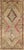 Early 20th Century Antique Khotan Rug With Paired Diamond Medallions in Wine Red For Sale - Image 4 of 8